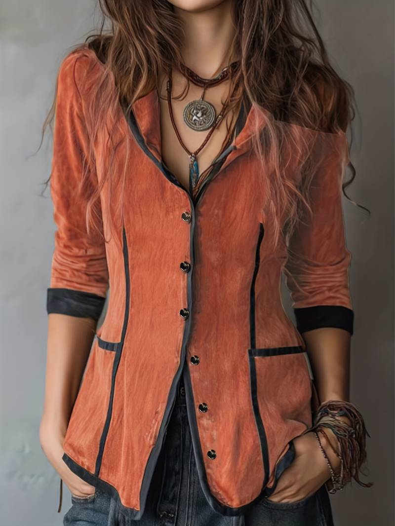 Yaara - Vintage Hettejakke Med Lange Ermer