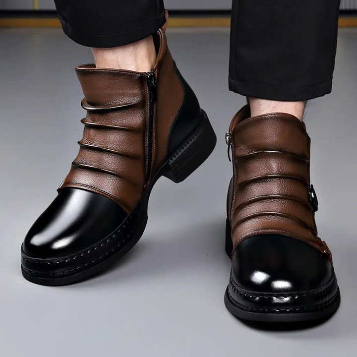 Zamran – Vintage Ankelstøvler i Skinn