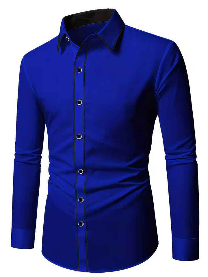 Daven - Uformell Smal Passform-Skjorte