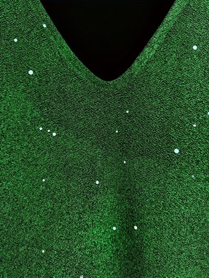 Eglantina - Midikjole Med Tunge Broderte Perler