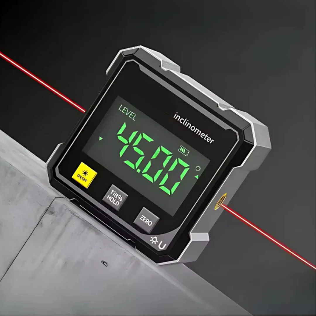 AngleMaster - Digital Magnetisk Silke-Laserhellingsmåler