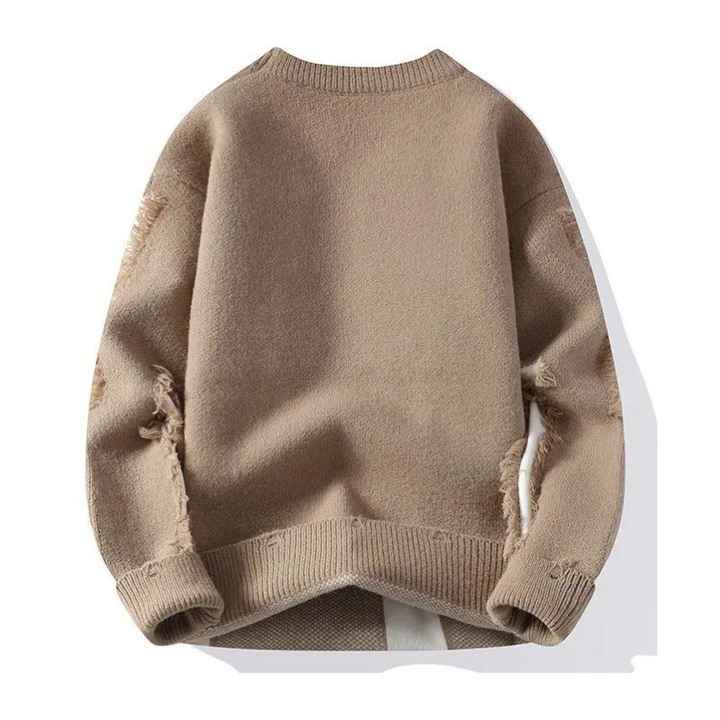 Samir - Patchwork Strikket Genser