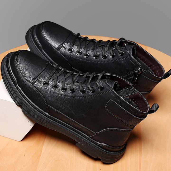 Patterson – Snørestøvletter i Skinn