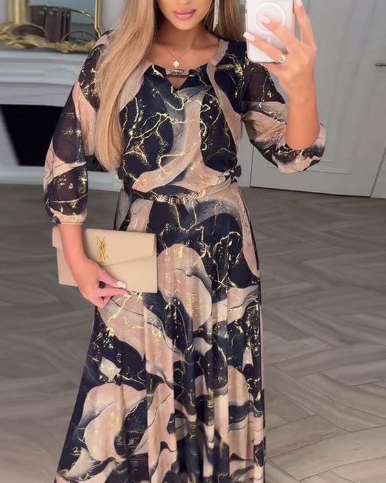 Eithne – Elegant Chiffong Kjole