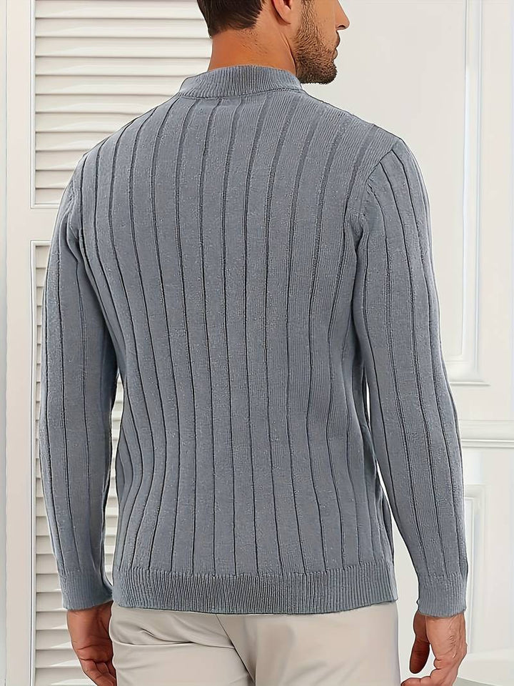 Yedidya - Uformell Langermet Strikket Genser