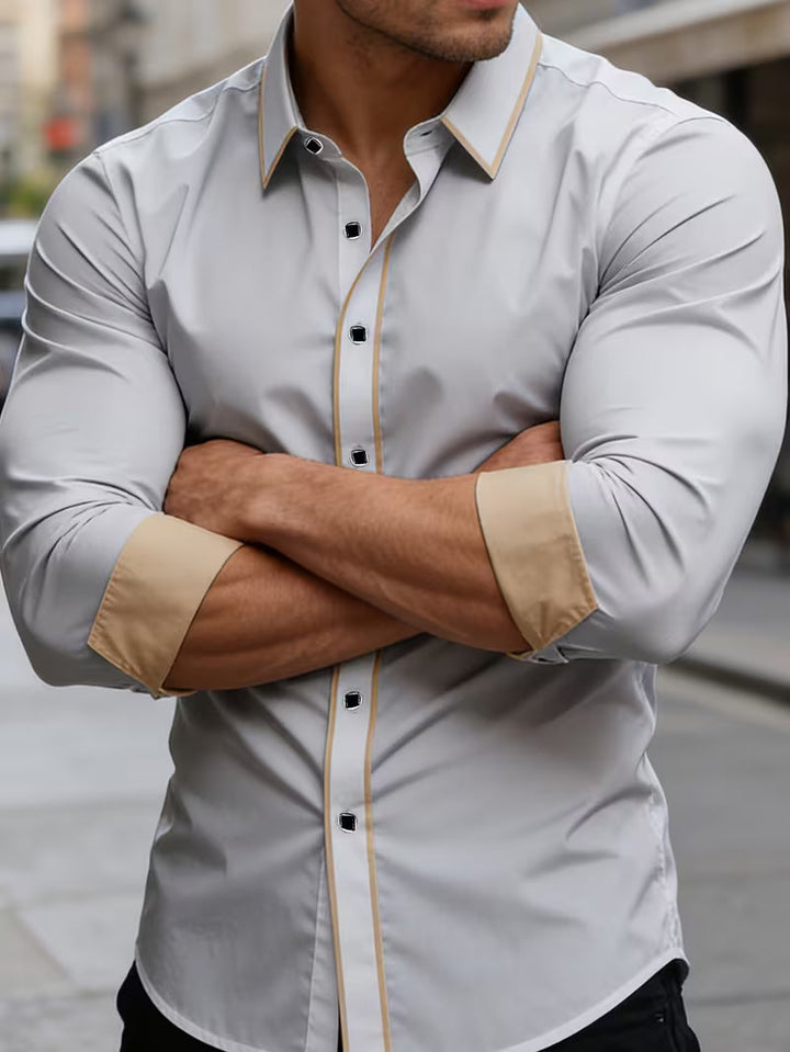 Daven - Uformell Smal Passform-Skjorte