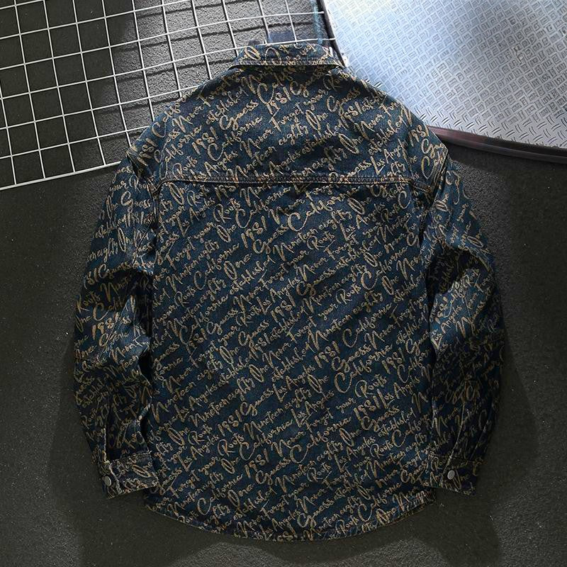 Godfrey – Denimjakke med Bibelvers