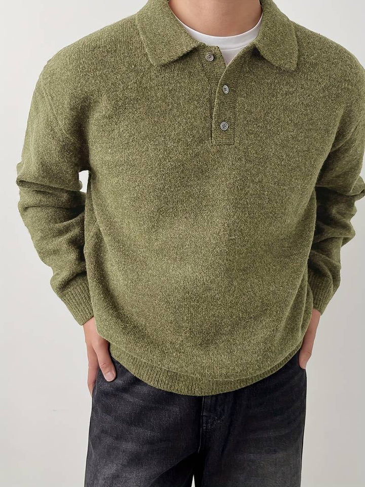 Eliran - Elegant Strikket Topp Med Langermet Høy Hals