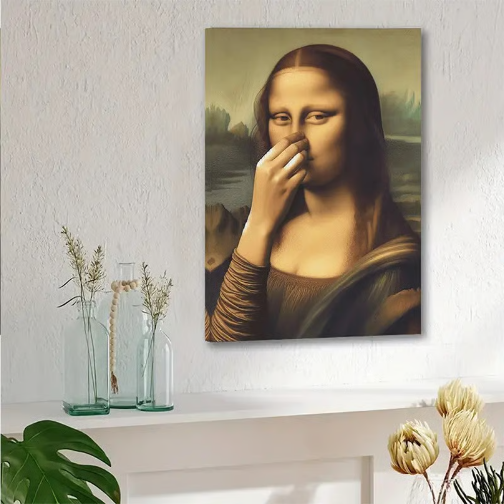 WinkArt - Mona Lisa med et blunk Humoristisk Pakat