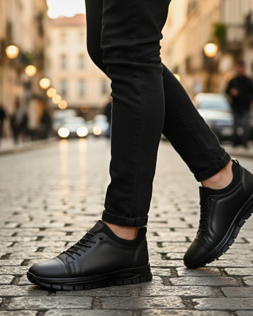 Steffen - Skinnsko Med Snøring