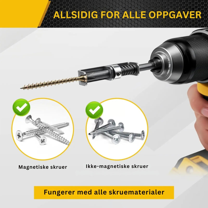 DrillMate - Skrueholder Med Fjærlås