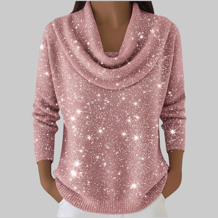 Ayelet - Myke Høy Hals Genser Med Stjernetrykk