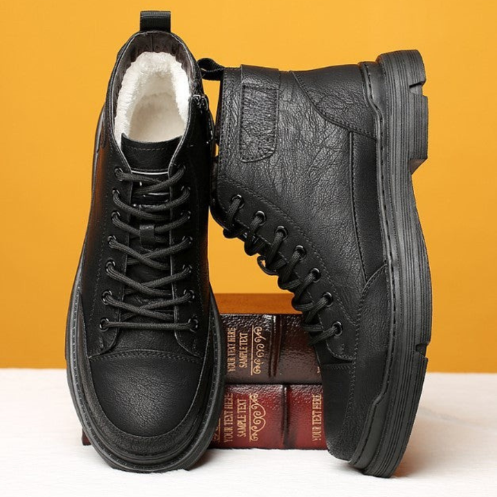 Patterson – Snørestøvletter i Skinn