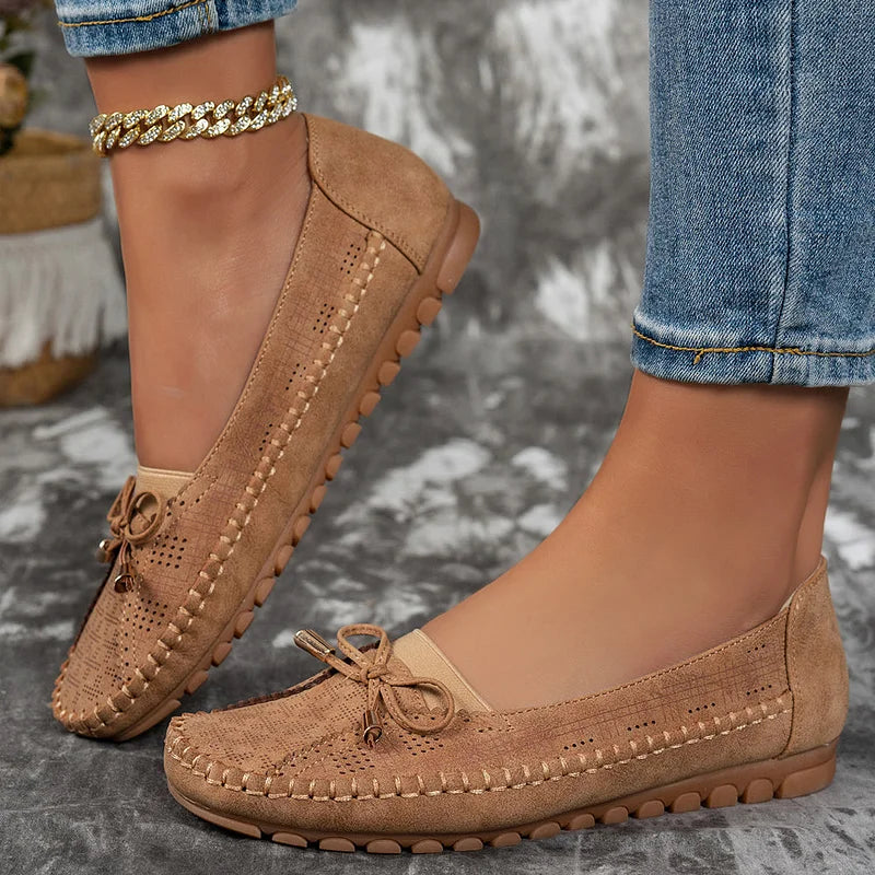 Rofia – Uformelle Sklisikre Loafers i Skinn