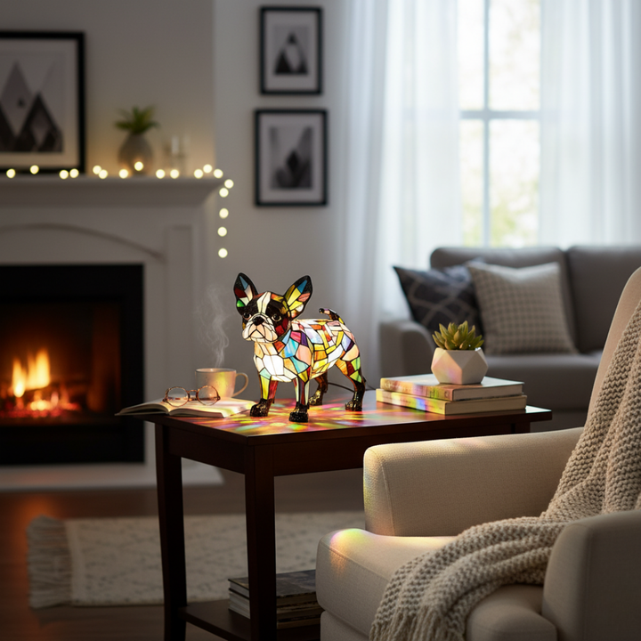 PawLamp – Unik Kunstnerisk og søt Bordlampe i form av en Hund