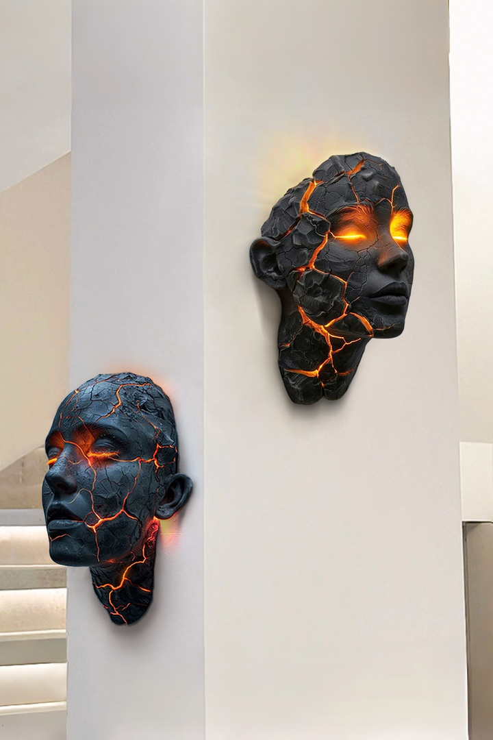 CrackGlow - Sprekkete Sjel Vegglampe