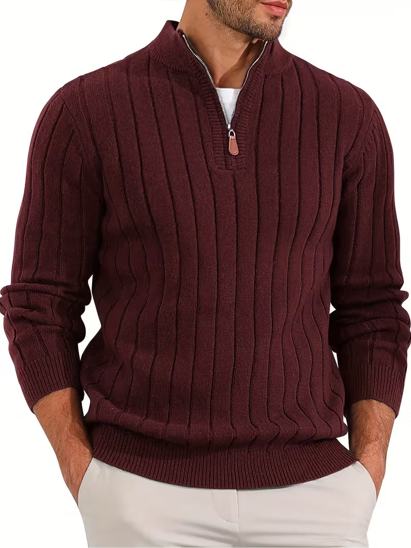 Yedidya - Uformell Langermet Strikket Genser