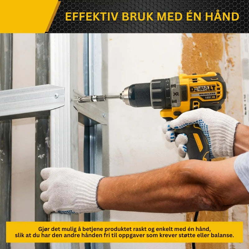 DrillMate - Skrueholder Med Fjærlås