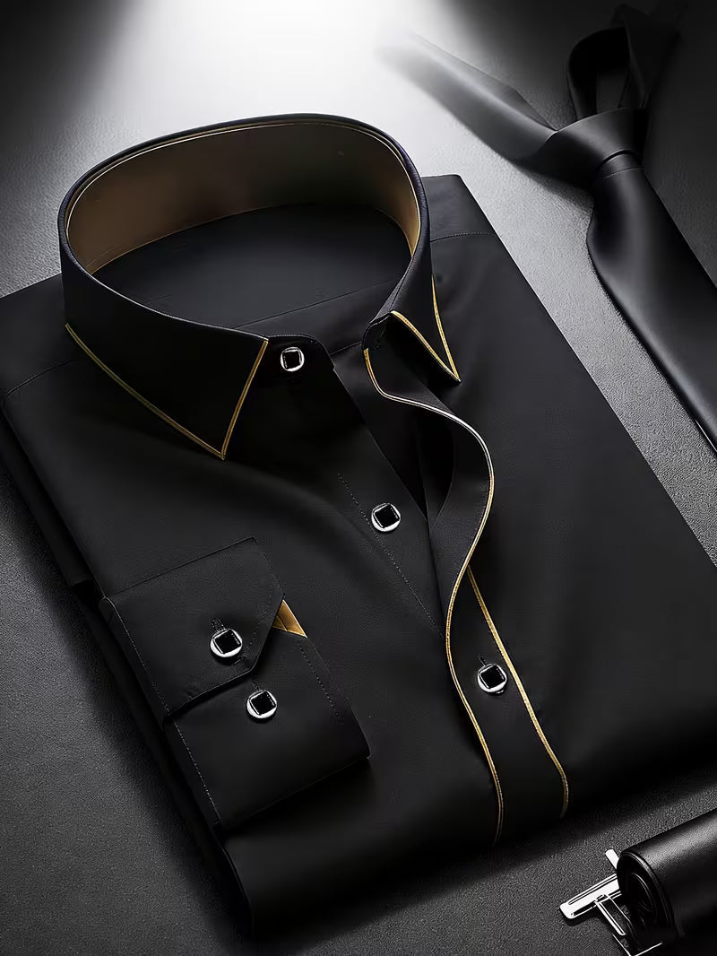 Daven - Uformell Smal Passform-Skjorte