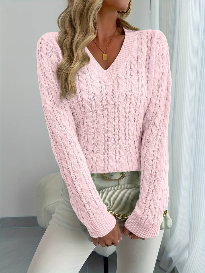 Sivanit - Langermet Ribbestrikket Genser