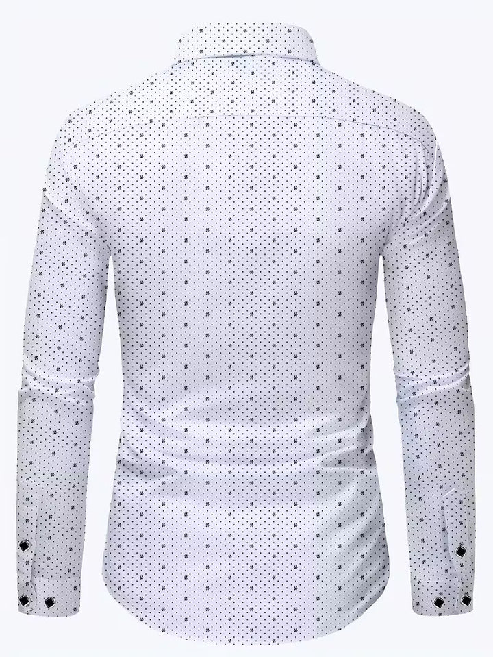 Spyros – Langermet Skjorte Med Knapper Foran