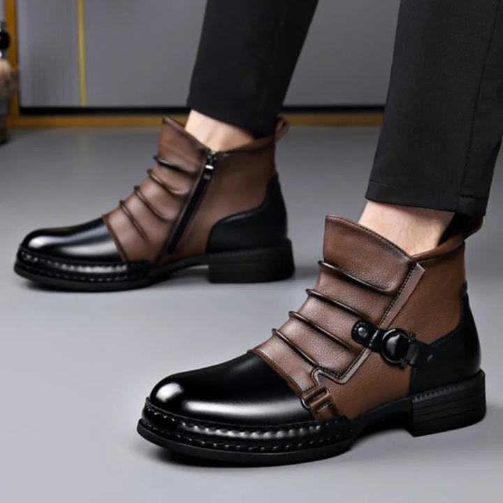 Zamran – Vintage Ankelstøvler i Skinn