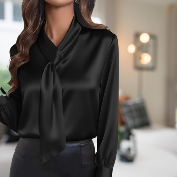 Dorottya – Elegant Sateng Bluse