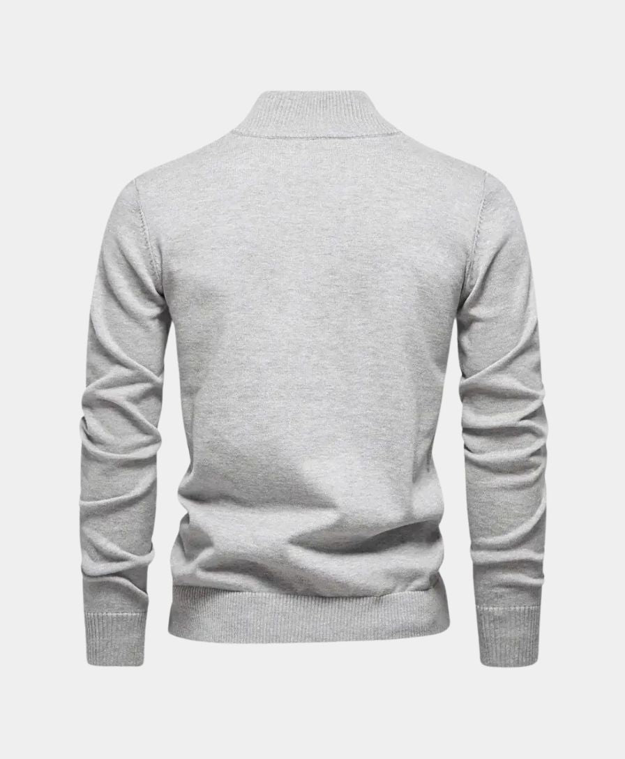 Stoyan - Halvzip Strikket Genser