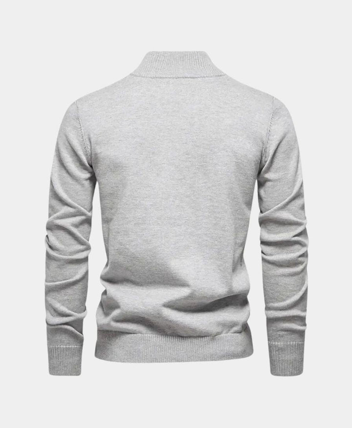 Stoyan - Halvzip Strikket Genser