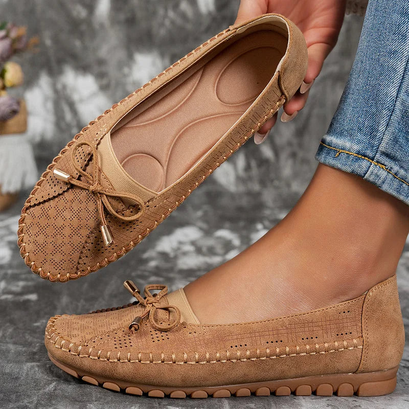 Rofia – Uformelle Sklisikre Loafers i Skinn