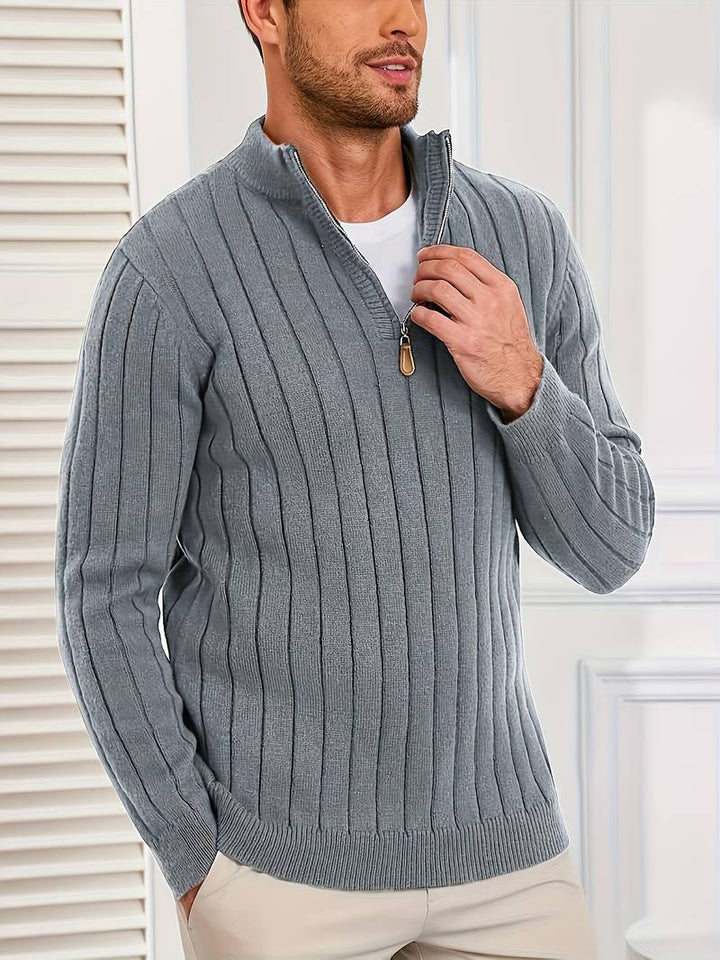 Yedidya - Uformell Langermet Strikket Genser