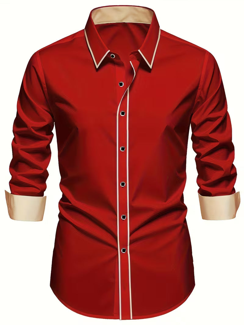 Daven - Uformell Smal Passform-Skjorte