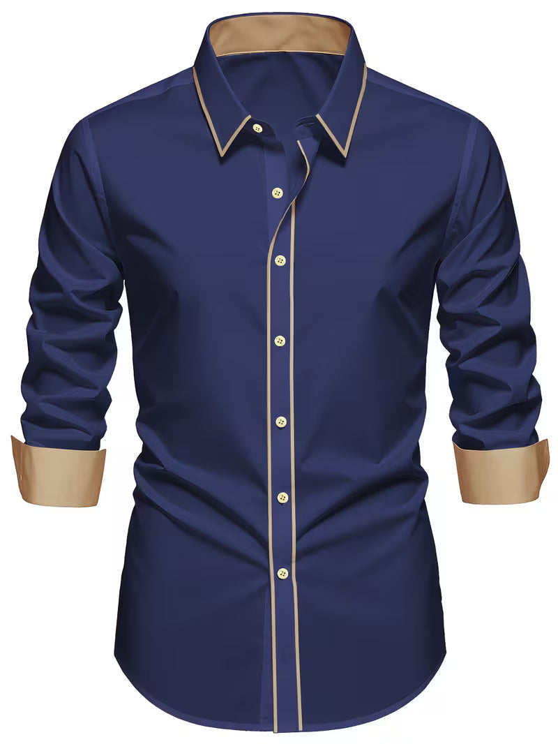 Daven - Uformell Smal Passform-Skjorte