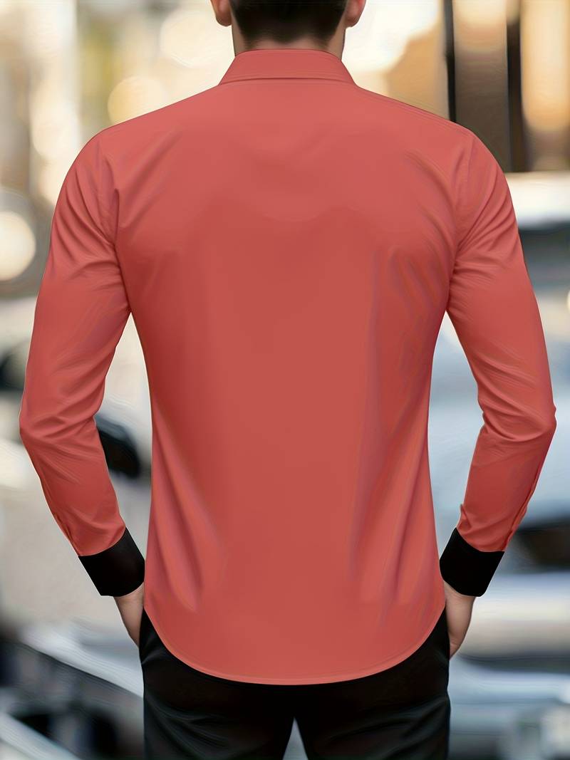 Shoval - Elegant Langermet Skjorte Med Knapper