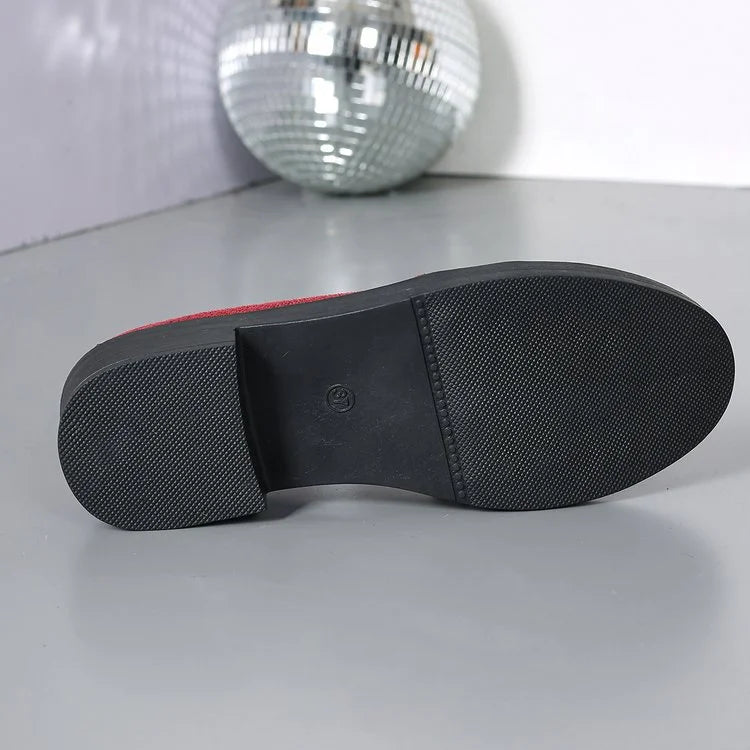 Azahra – Elegante Slip-On Loafers Med Sløyfe