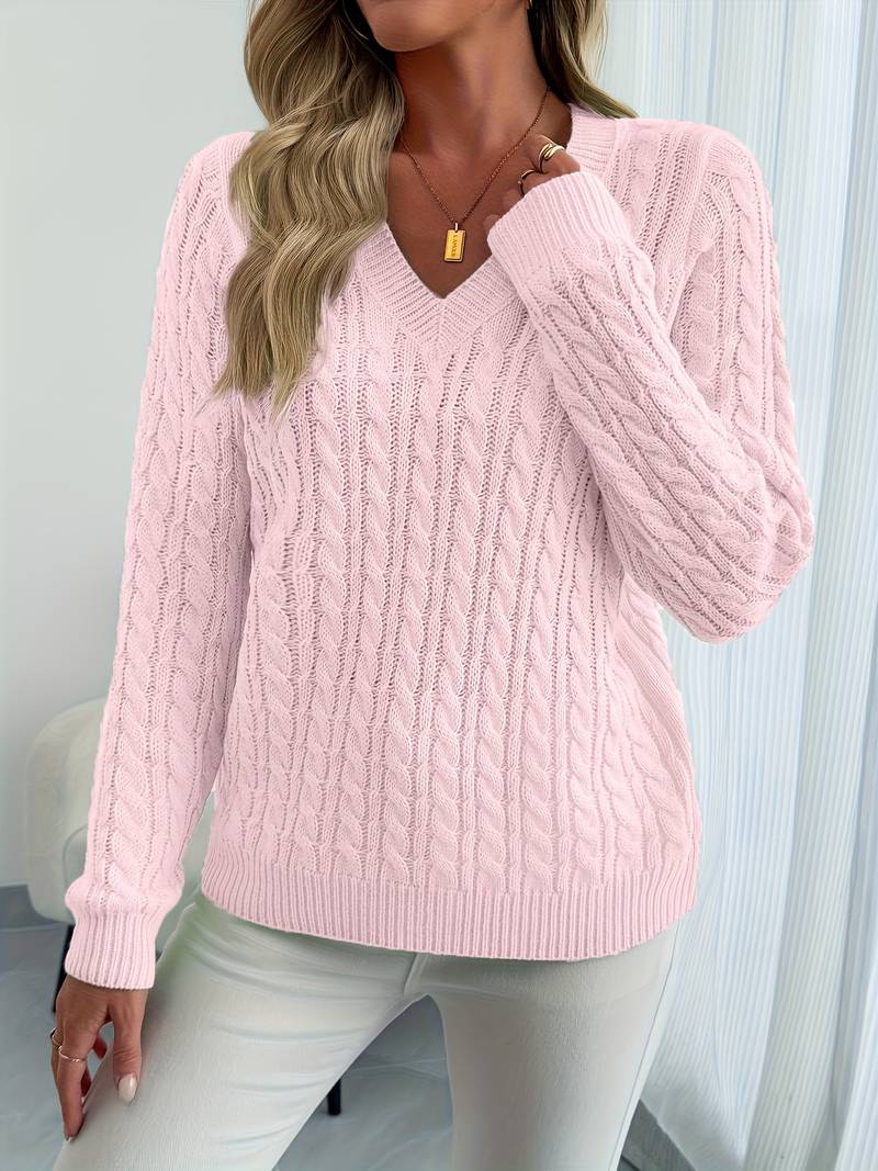 Sivanit - Langermet Ribbestrikket Genser