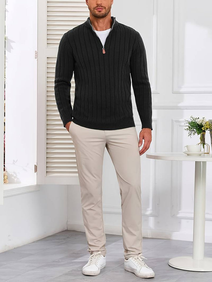 Yedidya - Uformell Langermet Strikket Genser