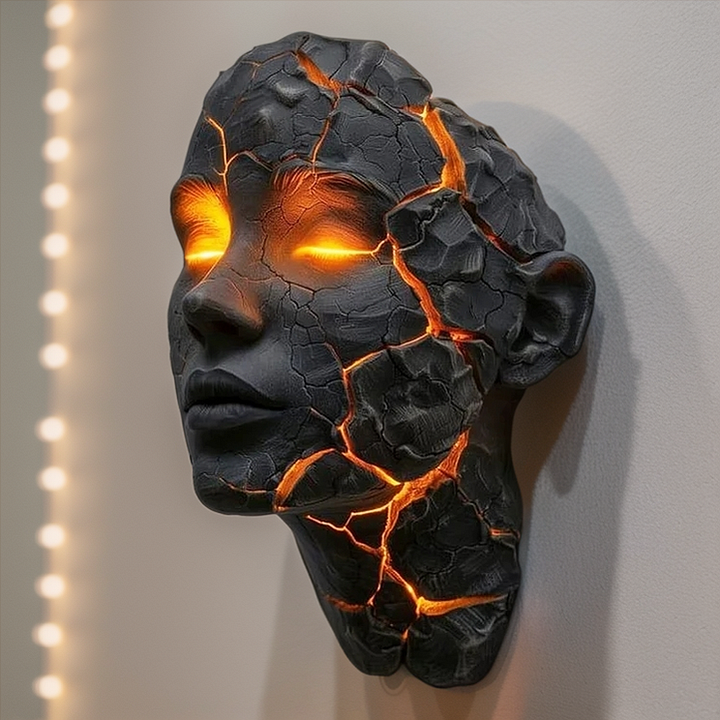 CrackGlow - Sprekkete Sjel Vegglampe