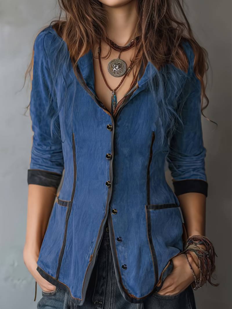 Yaara - Vintage Hettejakke Med Lange Ermer