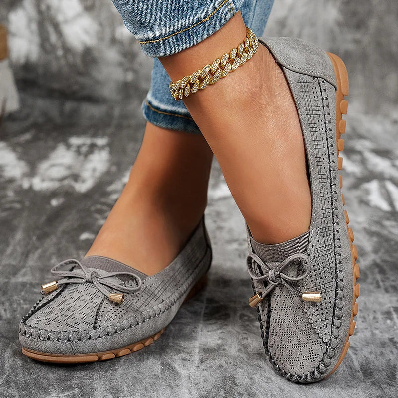 Rofia – Uformelle Sklisikre Loafers i Skinn