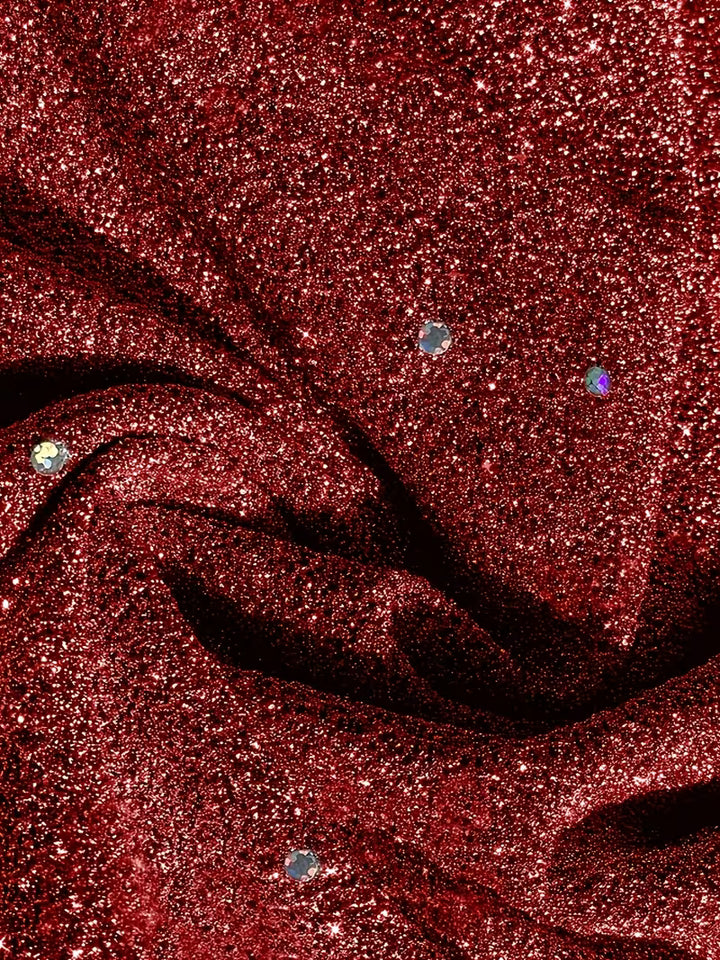 Eglantina - Midikjole Med Tunge Broderte Perler