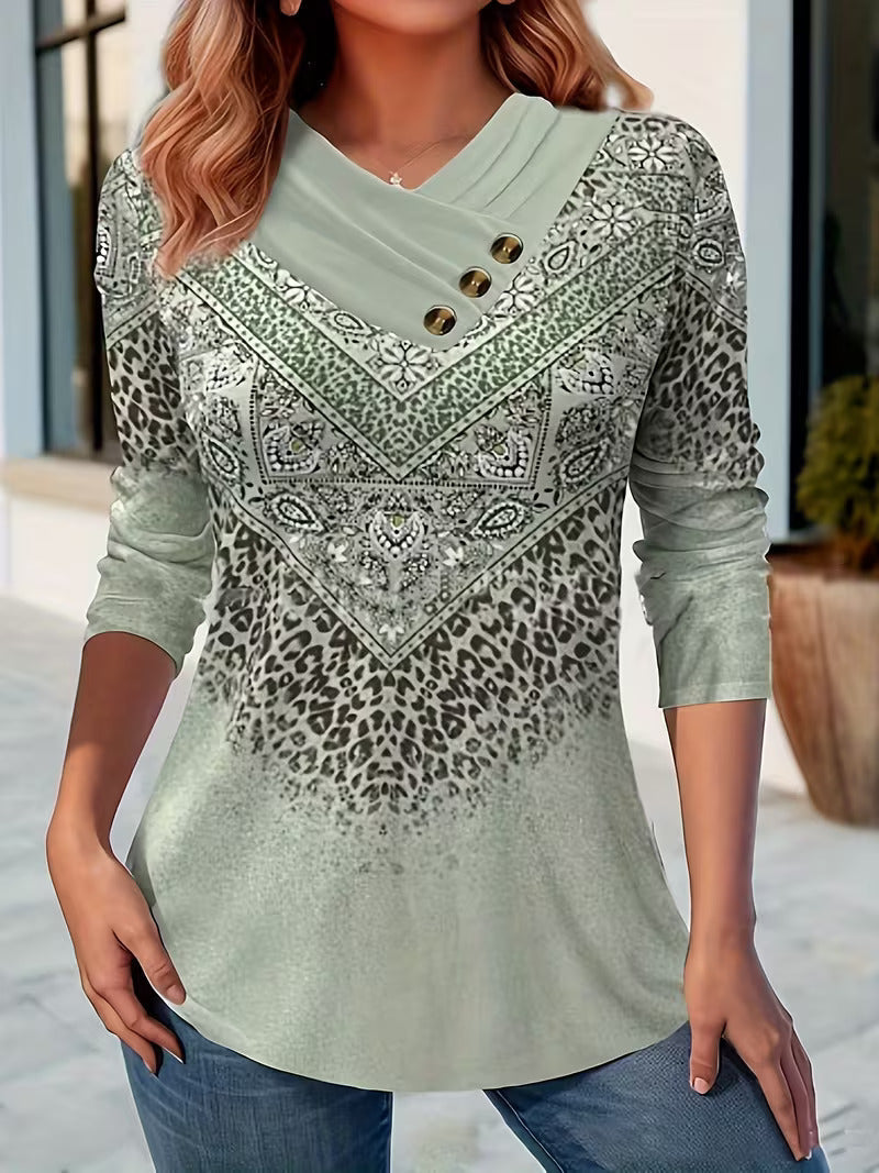 Dainora – Minikjole i Etnisk Stil Med Tatarisk Trykk