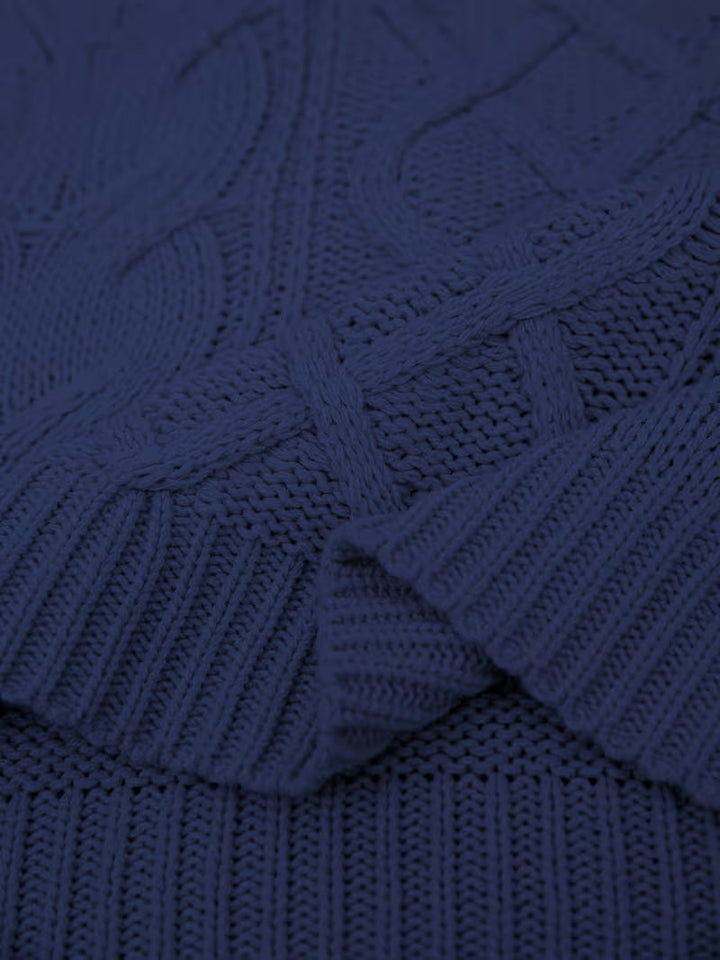 Elayra - Uformell Løs Strikket Genser