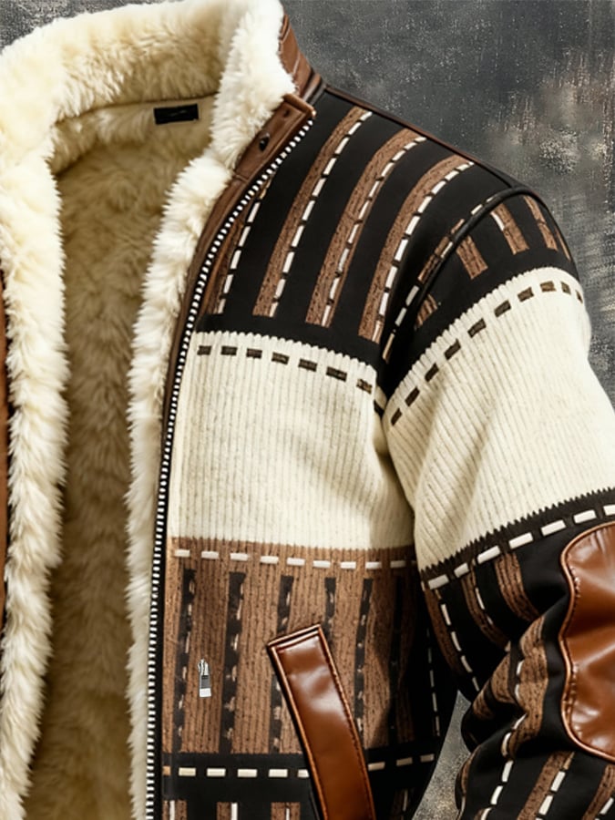 Gyasi - Fleecefôret Jakke med Glidelås