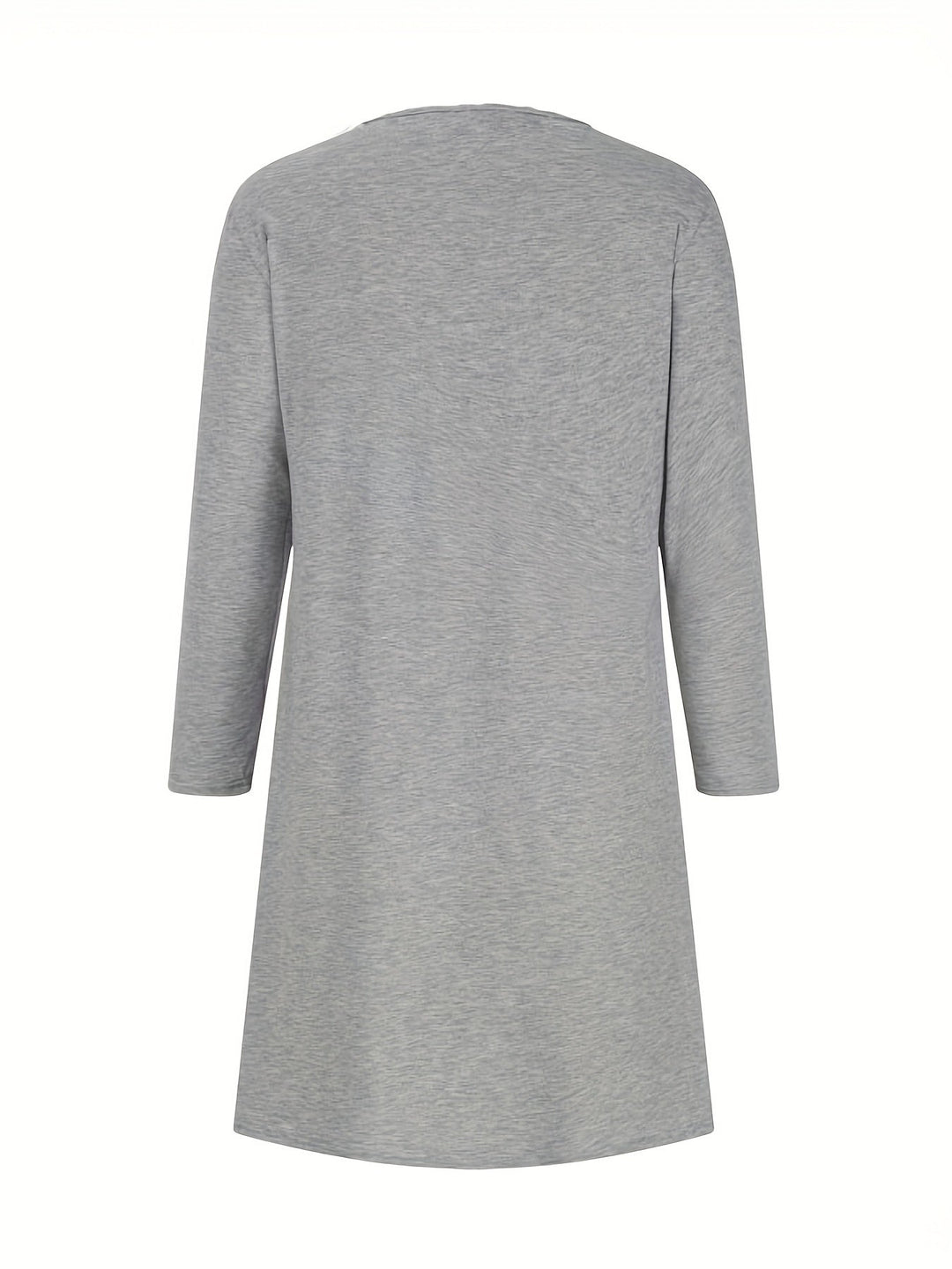 Alinor - Uformell Rutete Patchwork Kjole Med Lange Ermer