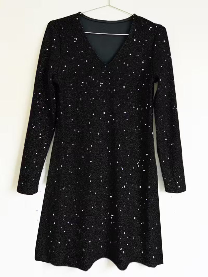 Eglantina - Midikjole Med Tunge Broderte Perler