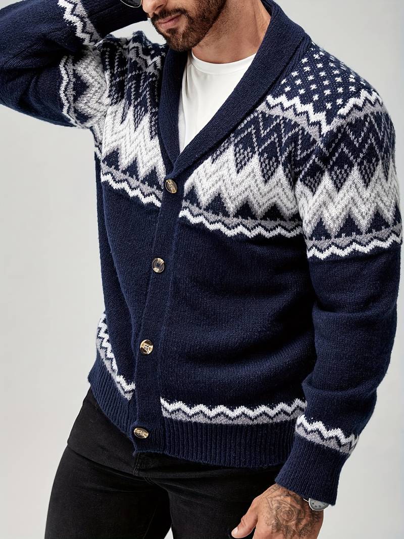 Elroy - Casual Genser Med Geometrisk Mønster