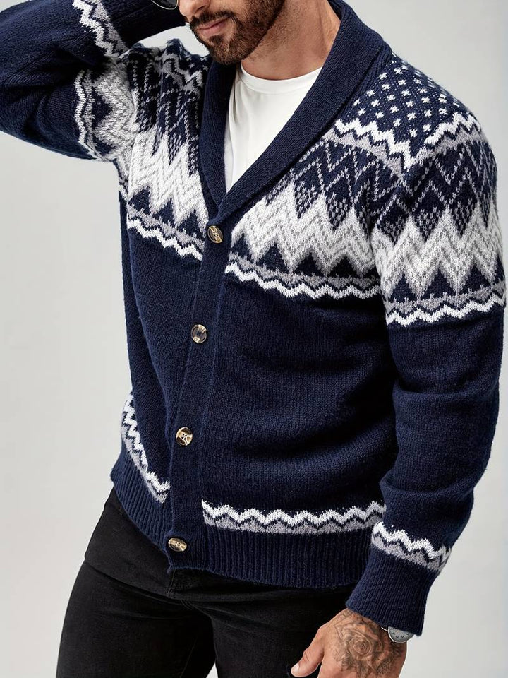 Elroy - Casual Genser Med Geometrisk Mønster