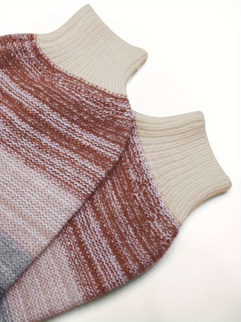 Avihod - Elegant Genser Med Rund Hals Og Løs Passform