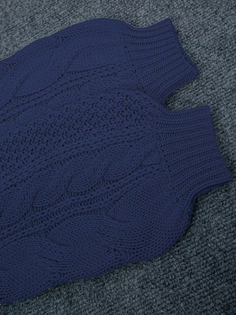 Elayra - Uformell Løs Strikket Genser